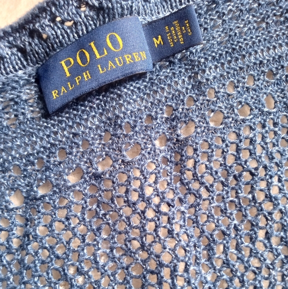 RALPH LAUREN Crochet Linen Tunic - Picture 2 of 10